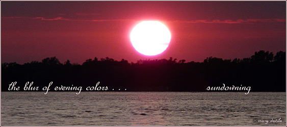 sundowning - sunset